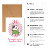 Christmas Card from Cat – Cute Cat “Meowy Christmas”